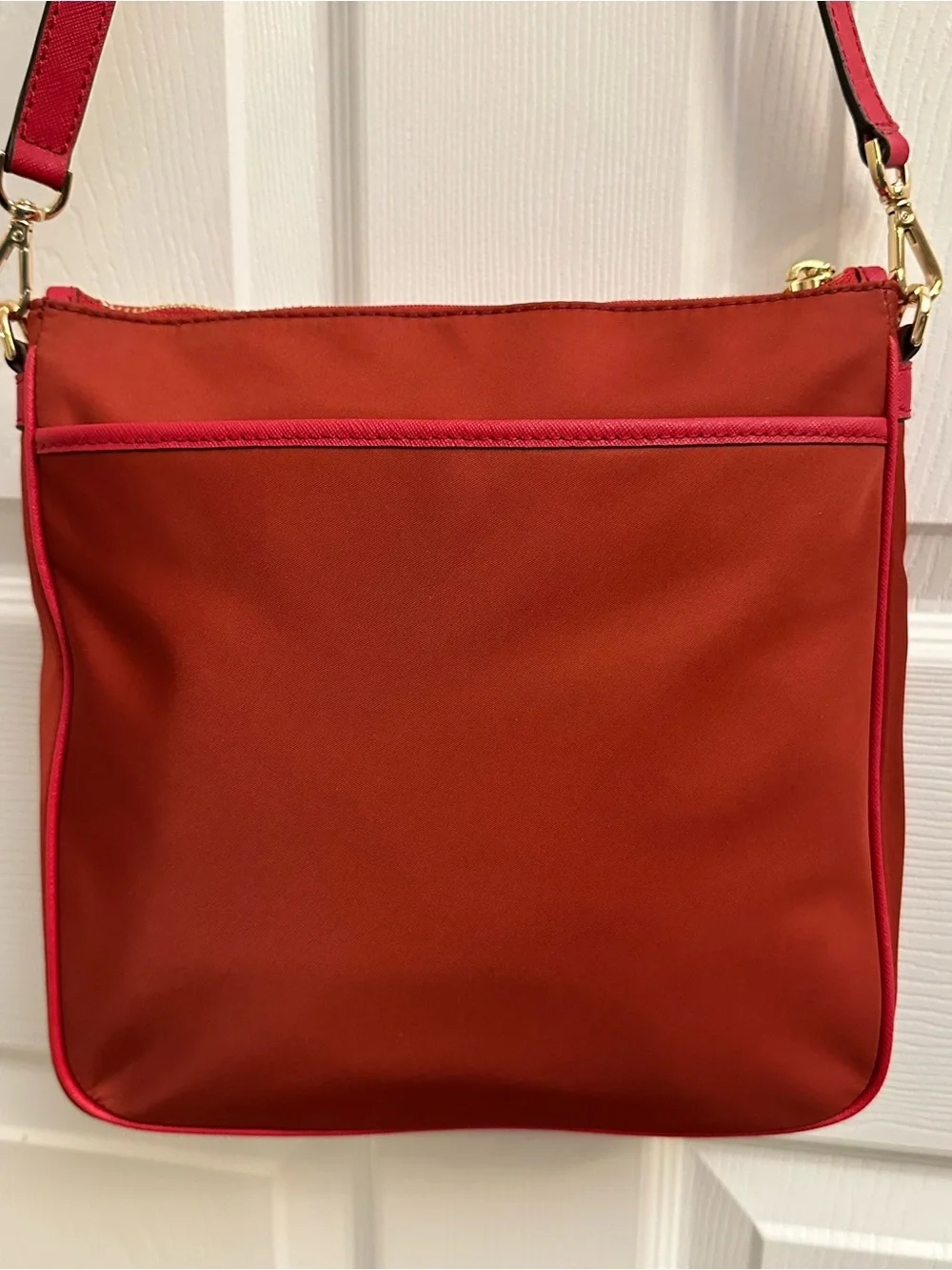 Michael Kors Two-Tone Red and Pink Crossbody Bag